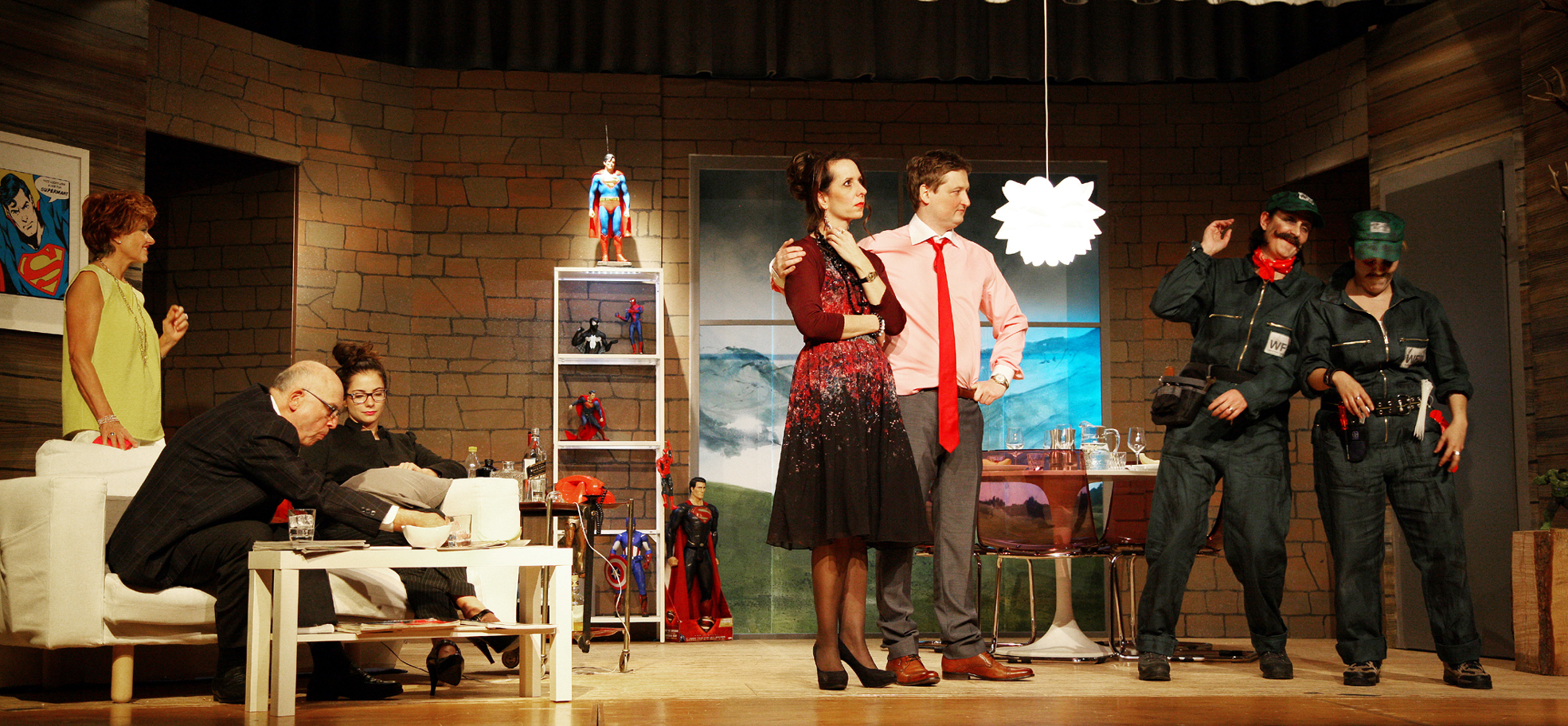 Dinner mit Chaos, Theater Witikon, Foto Kurt Bumbacher Dinner mit Chaos, Theater Witikon, Foto Kurt Bumbacher