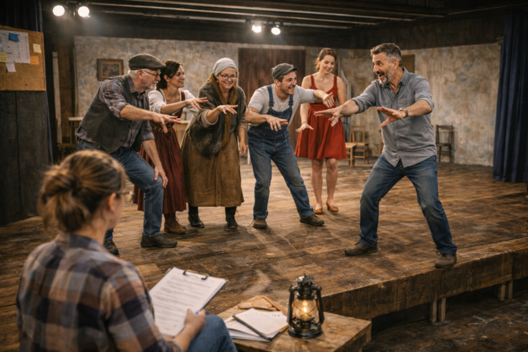 Was macht Regie im Laientheater? KI-Bild. © Theatralisch.ch